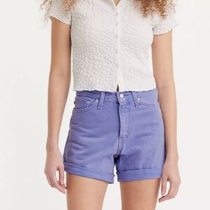 NWT Levi's 80s Mom Shorts Size 26 in Lilac ***run small***